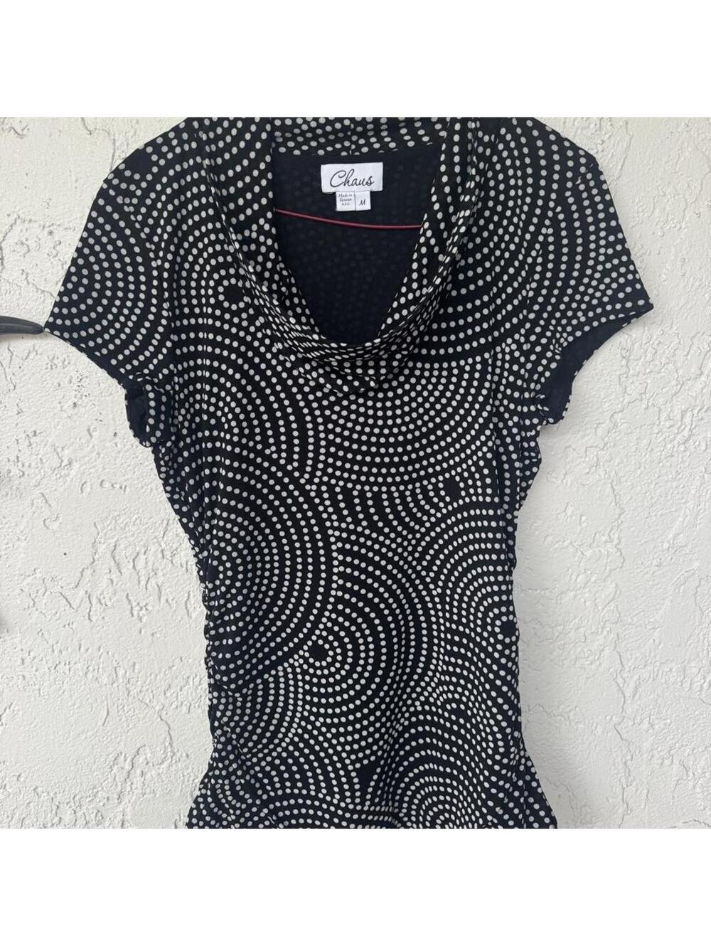 Chaus Women's Black and Navy Blous